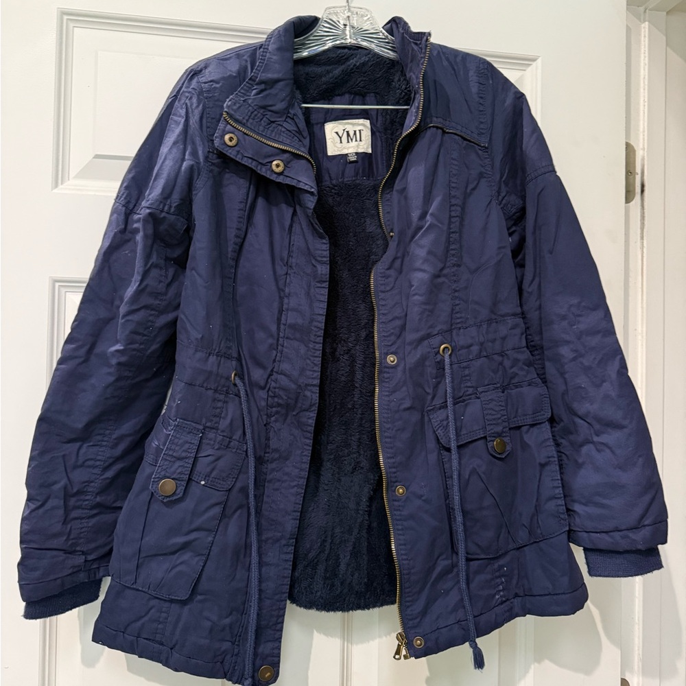 YMI Deep Blue Utility Jacket
